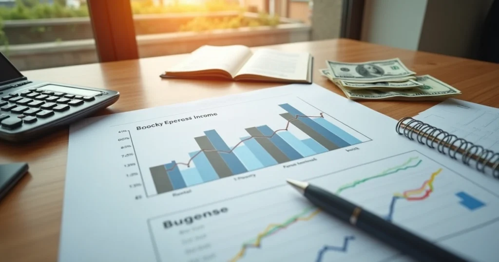 Rental income and property expenses chart 