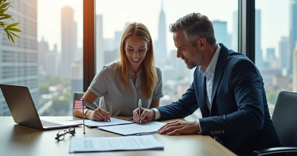 International client consulting on US home loan paperwork 