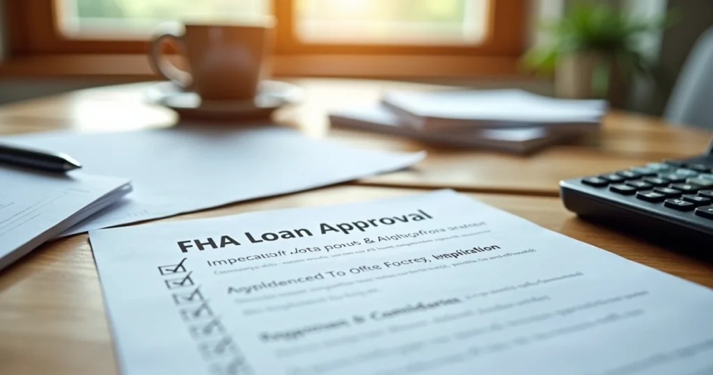 FHA loan step-by-step checklist with paperwork 